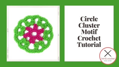 Motif of the Month September 2015: Circle Cluster Crochet Tutorial