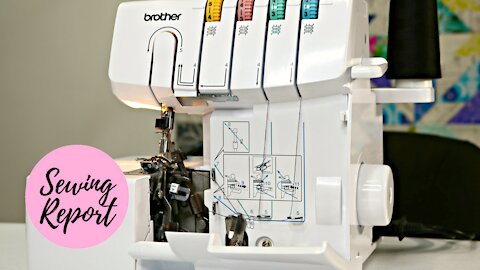 How to Thread the Brother 1034D Serger | Sewing Machines