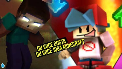 TERROR de HEROBRINE no Mundo de MINECRAFT - VS WEEK 64 Friday Night Funkin Minecraft