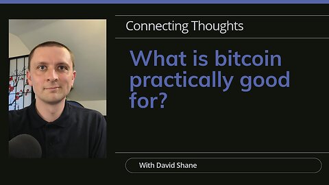 What is bitcoin good for? Protection from the memory hole, and promoting green energy.