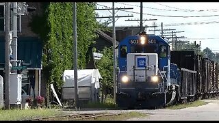They Fixed ALL The Broken RR Crossings! ELS 501 Keeps On Rolling.. #trains | Jason Asselin