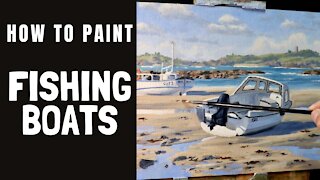 How to Paint FISHING BOATS