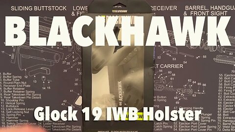 BlackHawk Glock 19 IWB Stache Holster