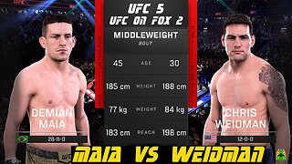 UFC 5 - MAIA VS WEIDMAN