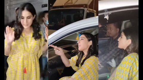 SARA ALI KHAN GETS ANGRY ON REPORTER; VIDEO GOES VIRAL