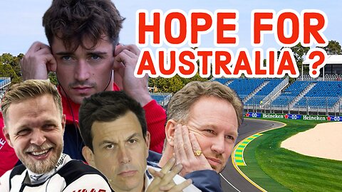 Hope for F1 in Australia ? Please let's have a good race!