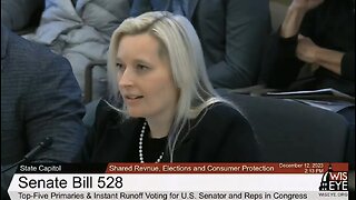 Madeline Malisa Speaks to Rank Choice Voting in Wisconsin Senate Hearing