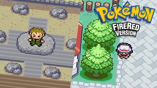 A BATALHA contra o BROCK! Pokémon Fire Red: #01