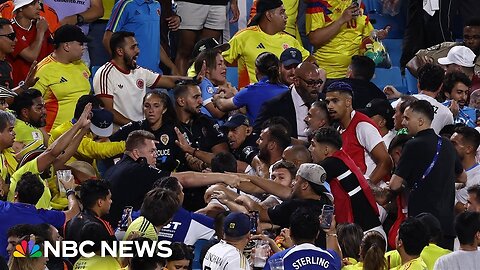 Video shows Uruguayan soccer stars brawl with Colombia fans at Copa America semifinal