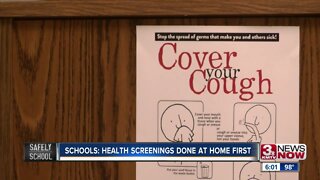 Schools: Health screenings done at home first