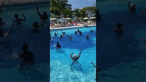 Pool Activity At RIU Hotel