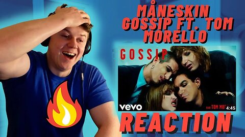 First Time Listening - Måneskin - GOSSIP ft. Tom Morello((IRISH REACTION!!))