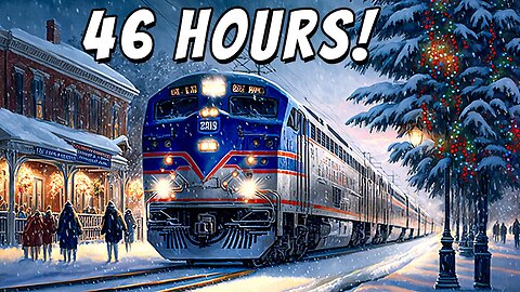 Magical Winter Train Ride On Amtrak Empire Builder!