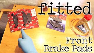 Changing Front Brake Pads, Versys 650