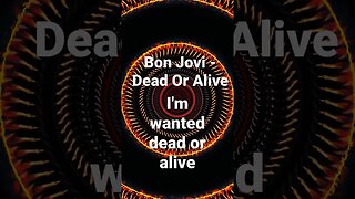 Bon Jovi - Dead Or Alive (Lyrics) 🎶 #shorts