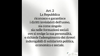 I principi fondamentali della Costituzione italiana la lettura dei primi 12 articoli.nessuno li ha obbligati ai politici a giurare e a firmare il contratto di giurare VOLONTARIAMENTE sulla costituzione italiana..è vincolante il giuramento ovviamente