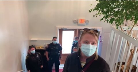 Polish-Canadian Pastor vs. Covid Commie Cops: "Out You Nazi's! Off My Property Without A Warrant!!!"