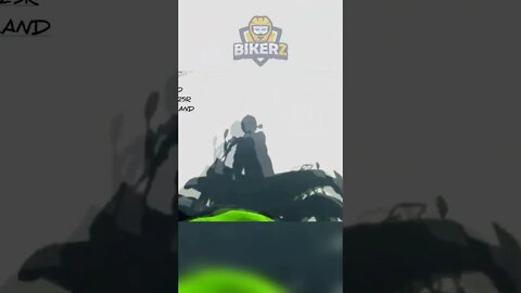 biker gets rear-ended...