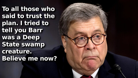 Of Course Swamp Creature William Barr Has Now Come Out and Said Trump is Responsible for Jan 6th