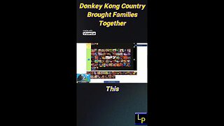 Donkey Kong Country Brought Families Together #gaming #nintendo #rare #donkeykong #snes #retrogaming