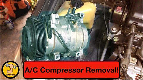 Toyota Camry A/C Compressor Removal