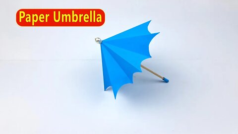 How to Make Paper Umbrella/DIY Paper Umbrella Open and Closes
