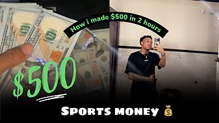 How you can make $500+ in 2 hours or less from sports
