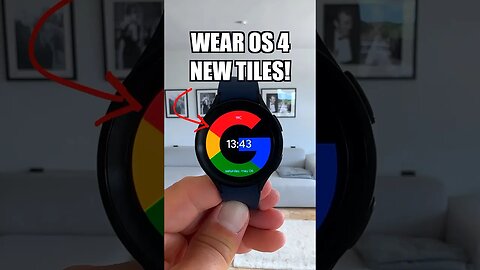 Galaxy Watch 4 gets NEW TILES 🔥 #shorts