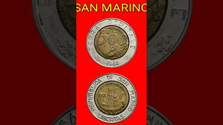 SAN MARINO 500 LIRE 1991.#shorts @COINNOTESZ #sanmarino