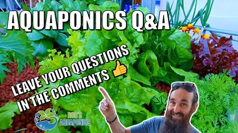 Aquaponics Q&A Live Stream | September 2022