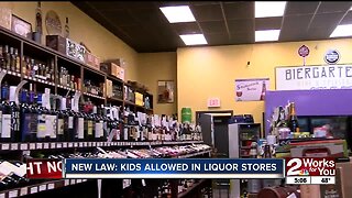 NEW LAW: KIDS ALLOWED IN LIQUOR STORES