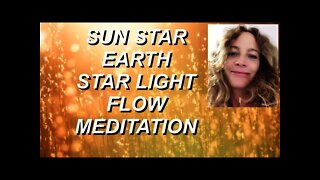 Guided Meditation | Earth & Sun Stars Light Flowing meditation | Feels amazing | BECOME LIGHT INSIDE