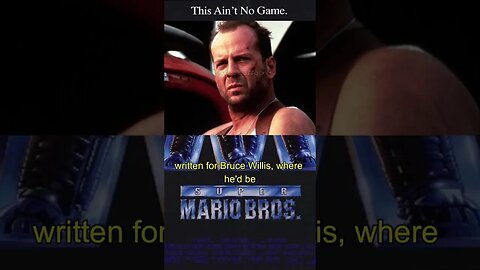 🤨 Bruce Willis in the Super Mario Bros movie?! #shorts