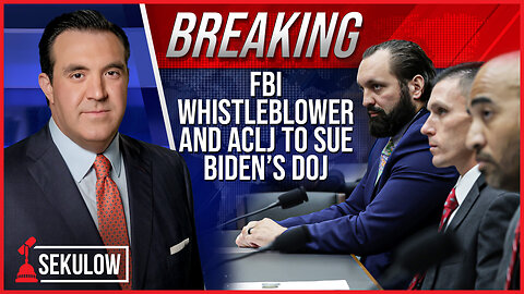 BREAKING: FBI Whistleblower and ACLJ to Sue Biden’s DOJ