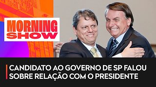 Tarcísio: “Bolsonaro é um fenômeno, precisa ser estudado”