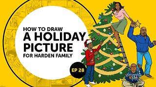 How to Draw A Holiday Picture ep28