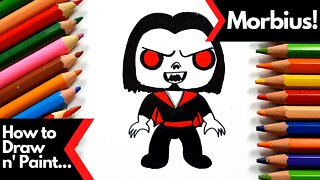 How to draw and paint Morbius