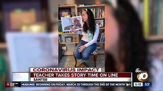 Teacher takes story time online in midst of Coronavirus Pandemic