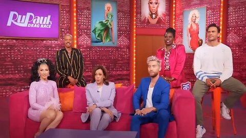 Kamala Harris made a video with RuPaul's Drag Race, The cringe is so good