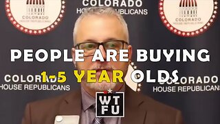 Colorado Representative Scott Bottoms Confirms That People Are Buying 1-5 Year Old Children For Sex