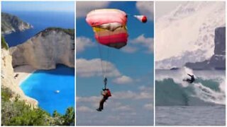 Extreme sports in extraordinary locations