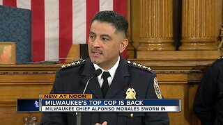 Alfonso Morales sworn in for new four-year term as Milwaukee's police chief