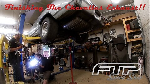Finishing Up the 3" Exhaust On The Chevelle