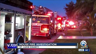 House fire investigated in St. Lucie County