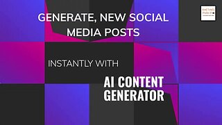 Supercharge Your Social Media Strategy with AI-Generated Posts