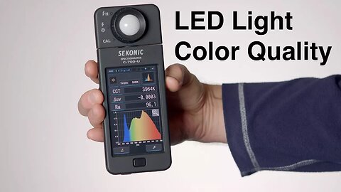 LED Light Color Quality: Aputure, Falcon Eyes, Kamerar BrightCast, Linkstar