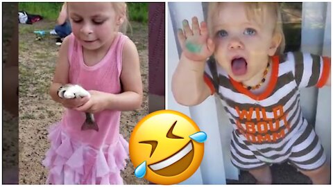 Best Funny Babies Video - Try Not To Laugh