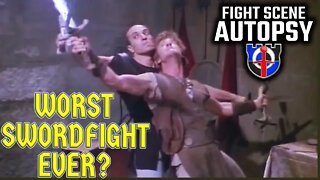 The WORST swordfight actually ISN'T THAT BAD?!?! | FIGHT SCENE AUTOPSY, Deathstalker 3