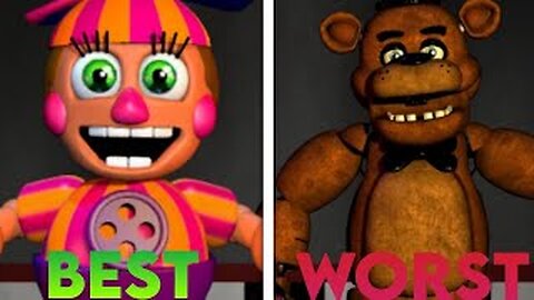 Ranking The Best Character In Each FNaF Game