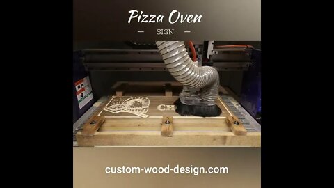Pizza Oven Sign #shorts #shortsyoutube #pizza #pizzaoven #signmakers #woodsign #woodworking
